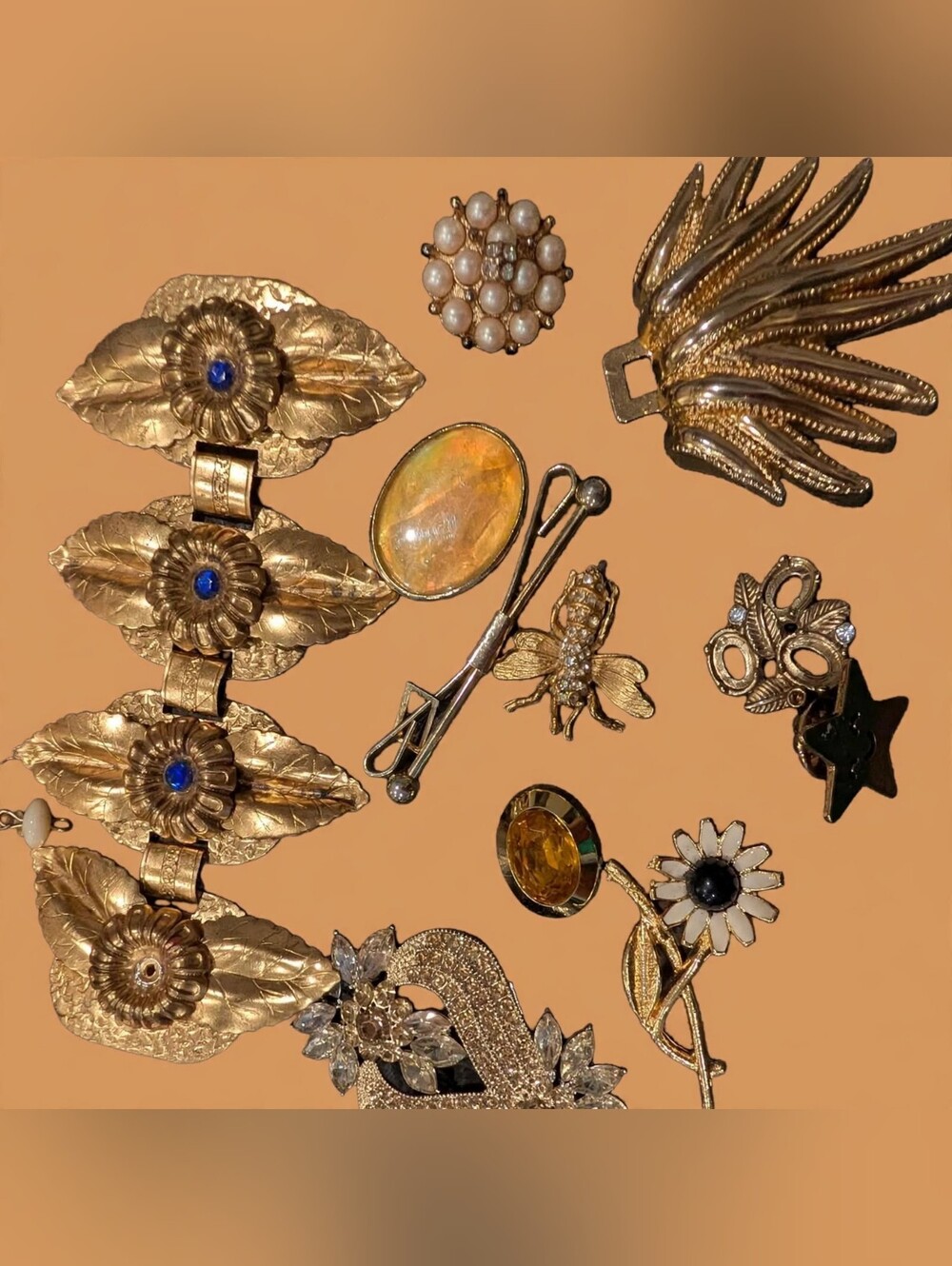 Vintage-Style Arts And Crafts Lot Incomplete Pieces